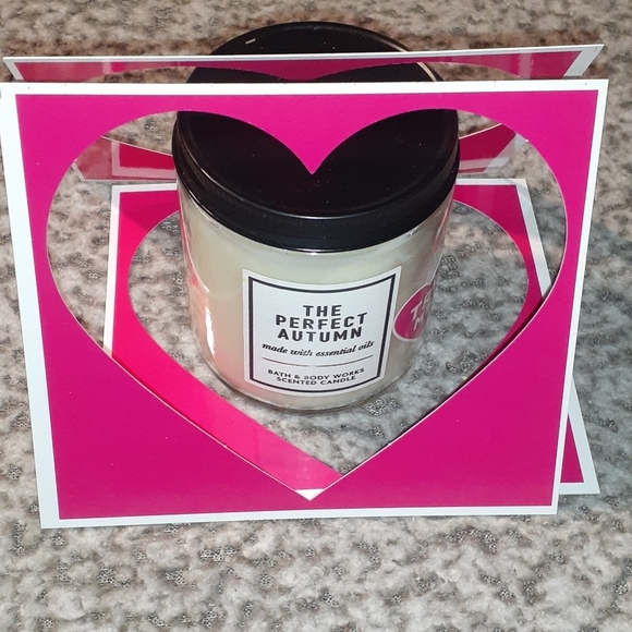 BBW THE PERFECT AUTUMN Single Wick Candle 7 oz - Picture 1 of 4